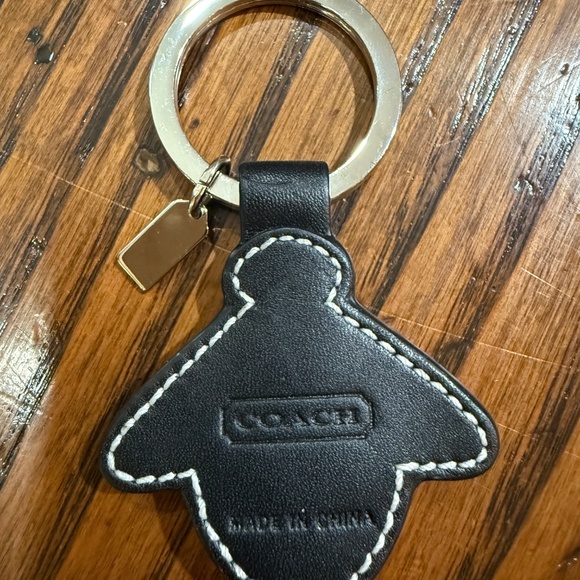 Coach Bumblebee Leather Key Fob - Picture 2 of 3